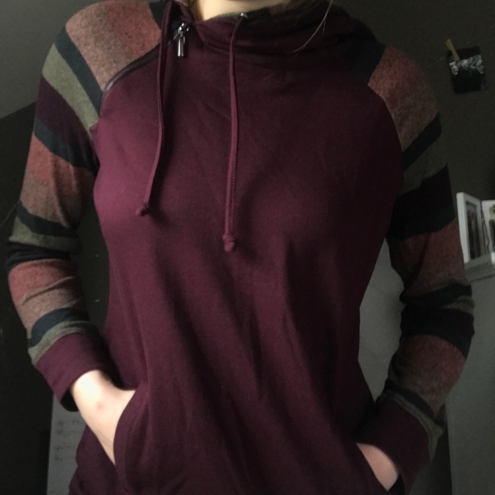 Maurices asymmetrical hoodie